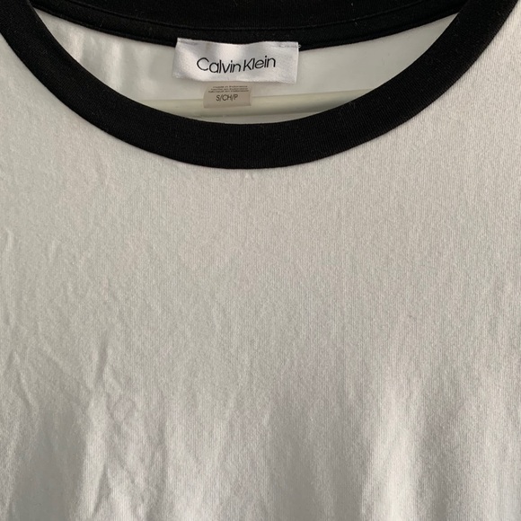 White Calvin Klein T-shirt Dress - Picture 2 of 5